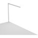 Z-Bar Solo Gen 4 16.75 inch 8.80 watt Matte White Desk Lamp Portable Light, Through-Table Mount